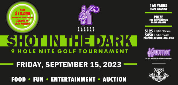 Karma Concerts Shot in the Dark Nite 9 Hole Golf Tournament on September 15, 2023