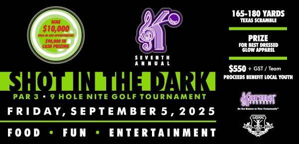 Karma Concerts Shot in the Dark Nite 9 Hole Golf Tournament on September 5, 2025