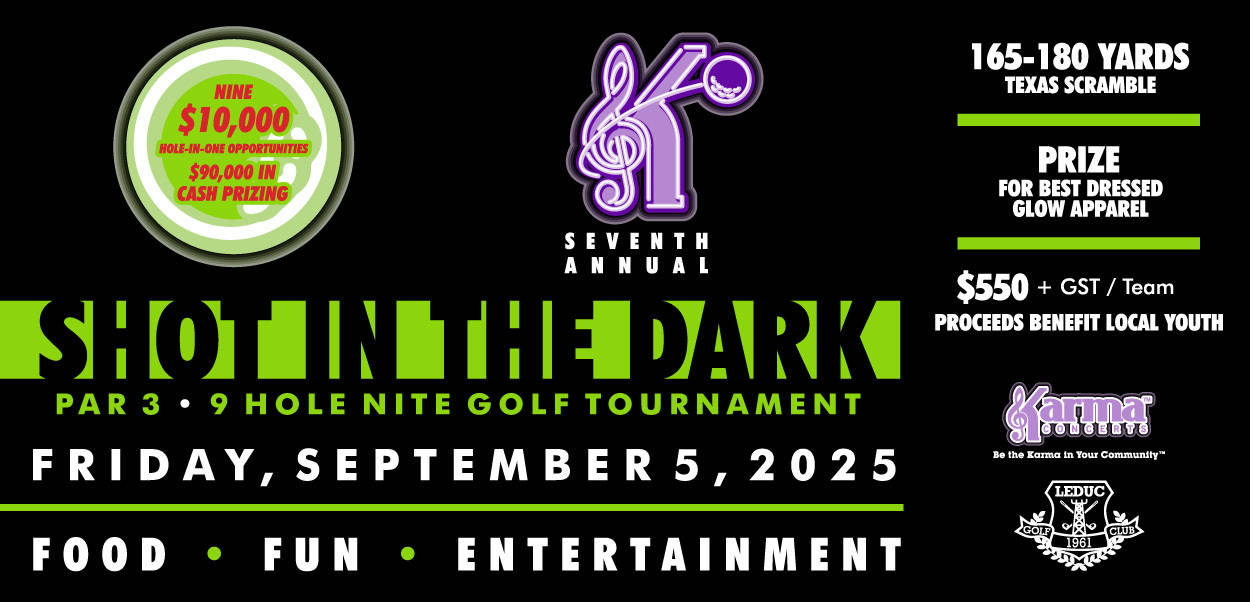 Karma Concerts Shot in the Dark Nite 9 Hole Golf Tournament on September 5, 2025