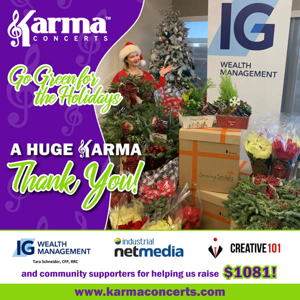 Karma Concerts Holiday Fundraiser
